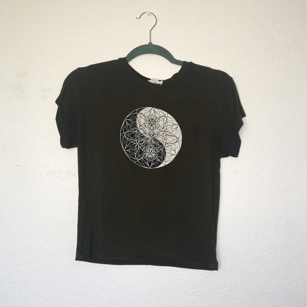 LA HEARTS mossy green tee